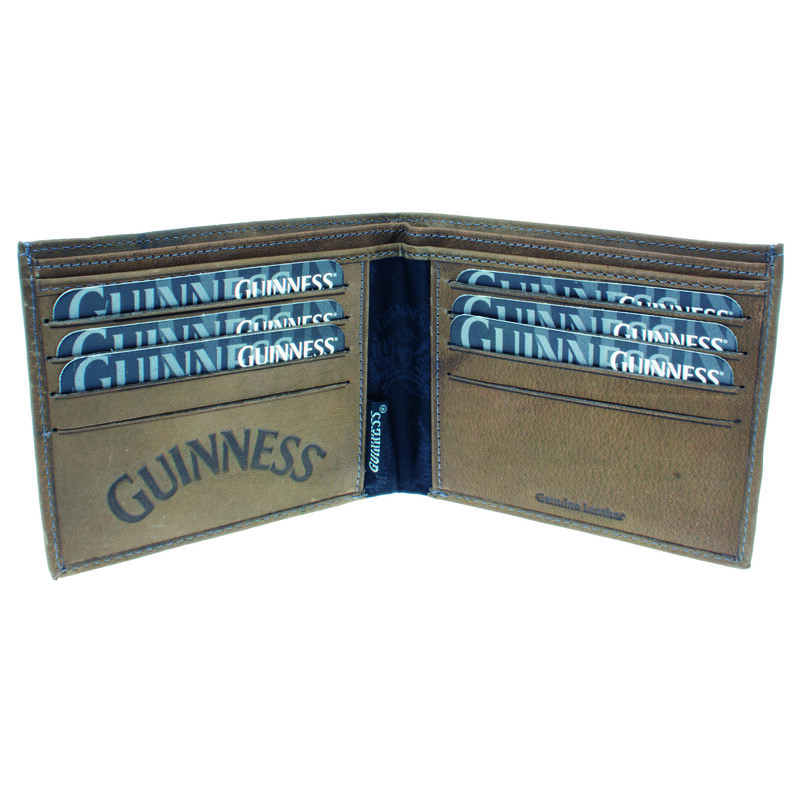Guinness Wings Print Leather Wallet